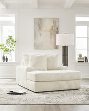 Lindyn 2-Piece Sectional, Chaise and Oversized Ottoman from Ashley - Lara Furniture