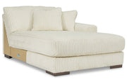 Lindyn Ivory 6-Piece Sectional with Chaise and Ottoman -  Ashley - Lara Furniture