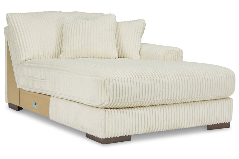 Lindyn Ivory 6-Piece Sectional with Chaise and Ottoman -  Ashley - Lara Furniture