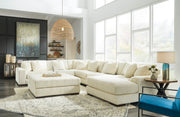 Lindyn Ivory 6-Piece RAF Chaise Sectional -  Ashley - Lara Furniture