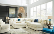Lindyn Ivory 6-Piece RAF Chaise Sectional -  Ashley - Lara Furniture