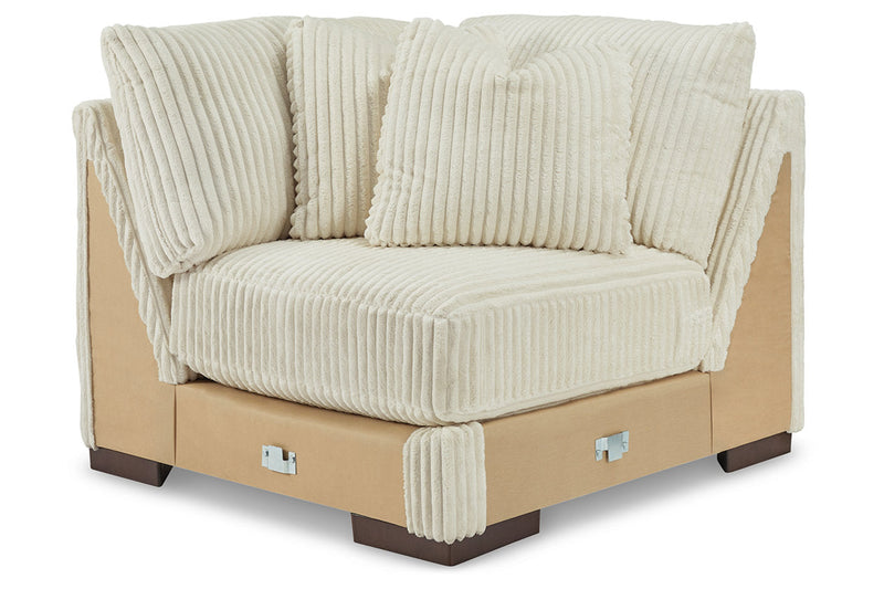 Lindyn Ivory 6-Piece Sectional with Chaise and Ottoman -  Ashley - Lara Furniture