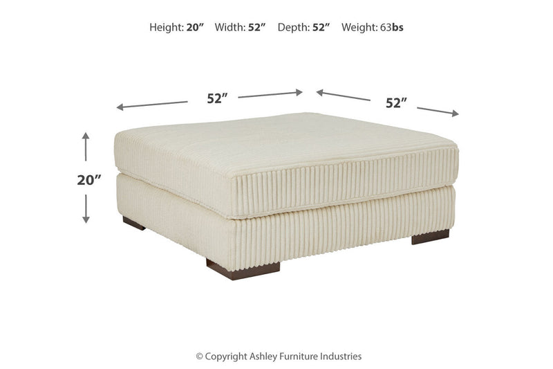 Lindyn Ivory 6-Piece Sectional with Chaise and Ottoman -  Ashley - Lara Furniture