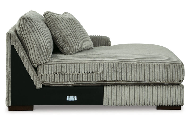 Lindyn Fog 3-Piece Sectional and Chair -  Ashley - Lara Furniture
