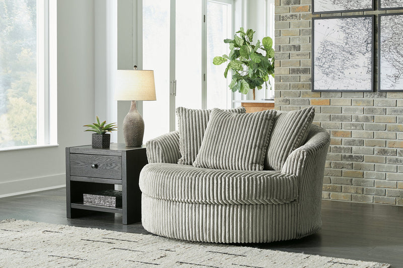 Lindyn Fog 3-Piece Sectional and Chair -  Ashley - Lara Furniture
