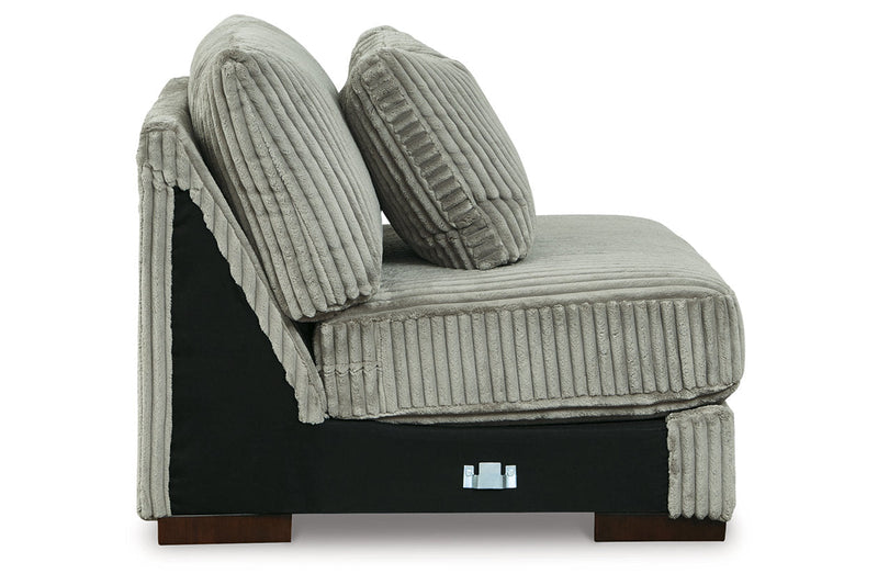Lindyn Fog 3-Piece Sectional and Chair -  Ashley - Lara Furniture