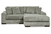 Lindyn Fog 2-Piece RAF Chaise Sectional -  Ashley - Lara Furniture