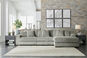Lindyn Fog 3-Piece RAF Chaise Sectional -  Ashley - Lara Furniture