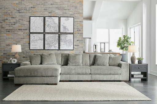 Lindyn Fog 3-Piece LAF Chaise Sectional -  Ashley - Lara Furniture