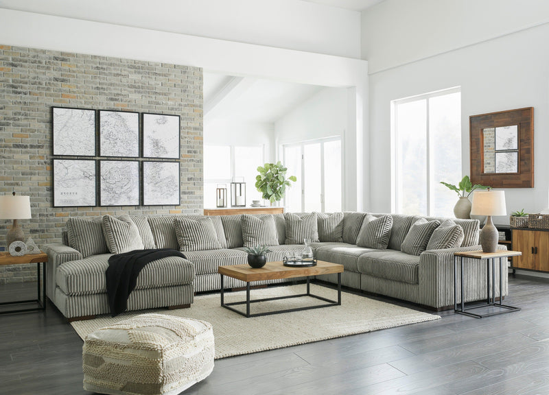 Lindyn Fog 6-Piece LAF Sectional