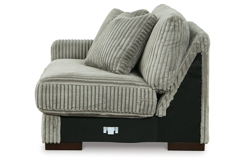 Lindyn Fog 3-Piece Sectional and Chair -  Ashley - Lara Furniture