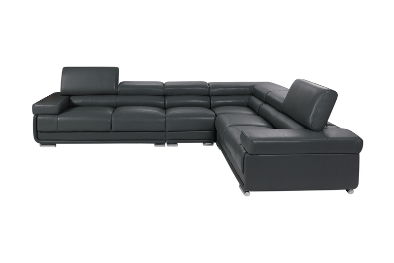 2119 Sectional Dark Grey - Lara FurnitureSectional