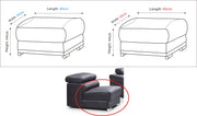 2119 Sectional Light Grey - Lara FurnitureSectional