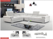 2119 Sectional White - Lara FurnitureSectional