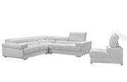 2119 Sectional White - Lara FurnitureSectional