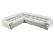 2119 Sectional With Extra Chair - White Set - p14171