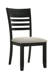 Folio Black/Neutral Dining Set from Crown Mark - Lara Furniture