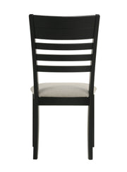 Folio Black/Neutral Dining Set from Crown Mark - Lara Furniture