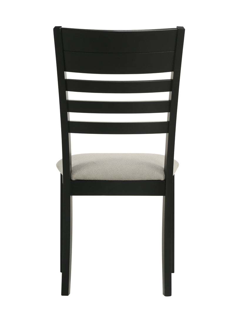 Folio Black/Neutral Dining Set from Crown Mark - Lara Furniture