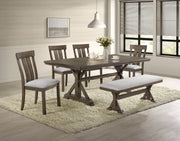 Lloyd Brown Dining Set from Crown Mark - Lara Furniture