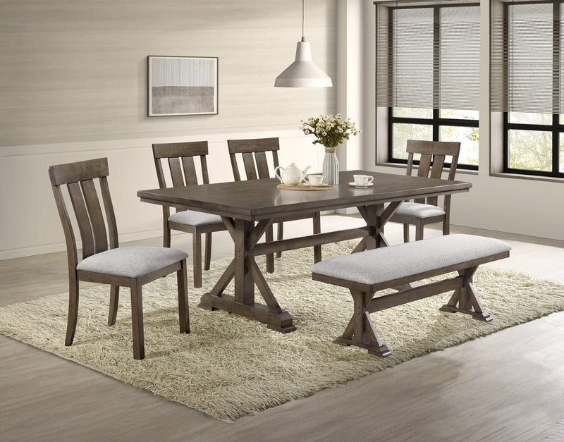 Lloyd Brown Dining Set from Crown Mark - Lara Furniture