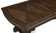 Kiera Coffee Brown Formal Extendable Dining Set from Crown Mark - Lara Furniture