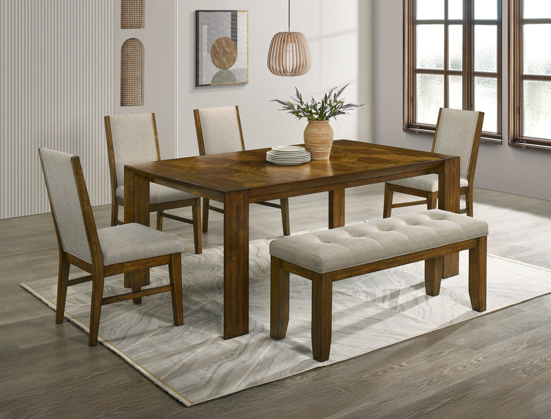 Hollister Brown Bench from Crown Mark - Lara Furniture