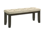 Herbert Espresso/Beige Extendable Dining Set from Crown Mark - Lara Furniture