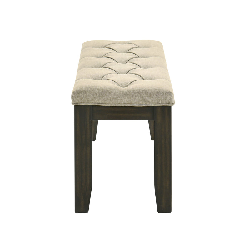 Herbert Espresso/Beige Extendable Dining Set from Crown Mark - Lara Furniture