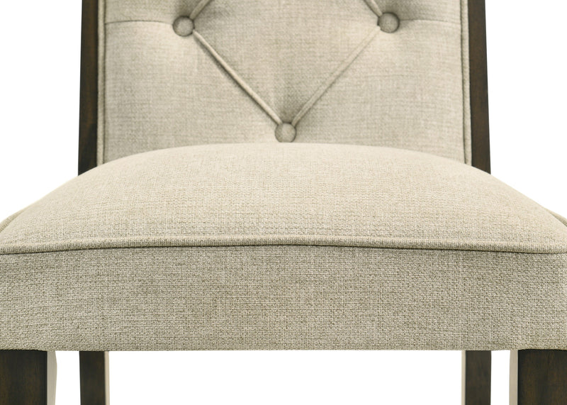 Herbert Espresso/Beige Extendable Dining Set from Crown Mark - Lara Furniture