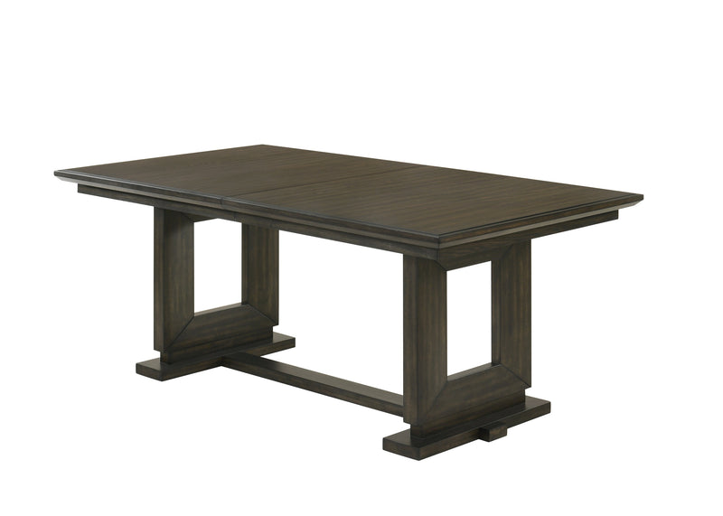 Herbert Espresso Extendable Dining Table from Crown Mark - Lara Furniture