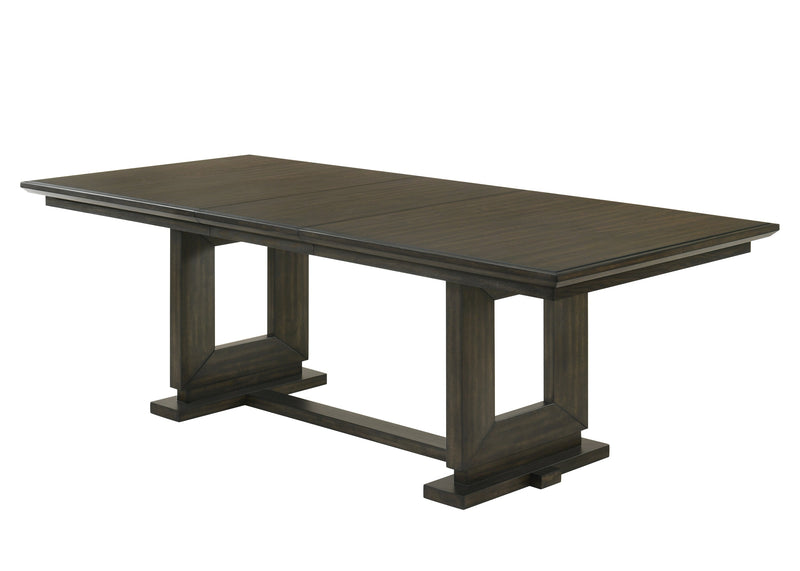 Herbert Espresso Extendable Dining Table from Crown Mark - Lara Furniture