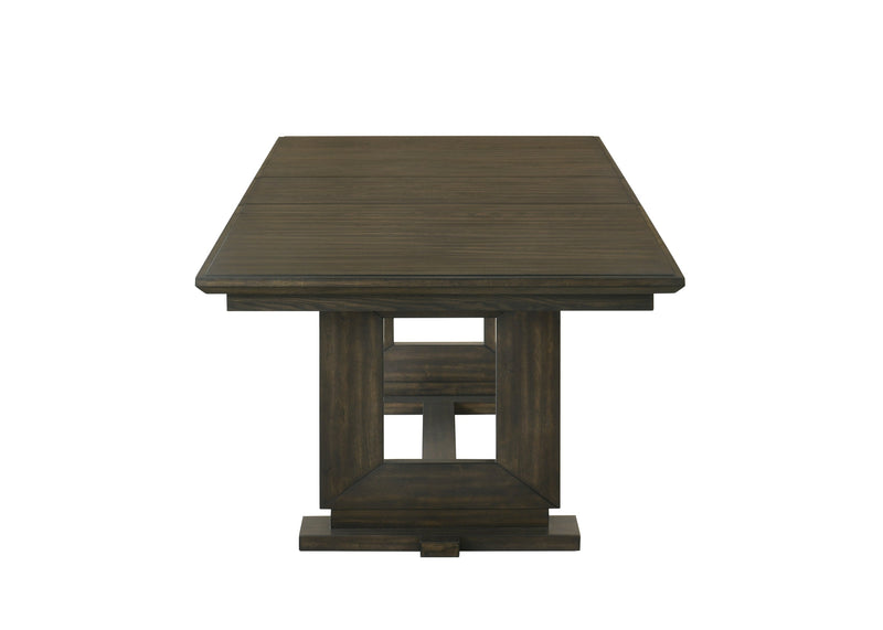 Herbert Espresso Extendable Dining Table from Crown Mark - Lara Furniture