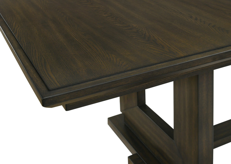 Herbert Espresso Extendable Dining Table from Crown Mark - Lara Furniture