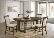 Broadmoor Brown Extendable Dining Set from Crown Mark - Lara Furniture