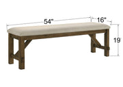 Broadmoor Brown Extendable Dining Set from Crown Mark - Lara Furniture