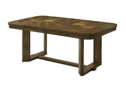 Broadmoor Brown Extendable Dining Set from Crown Mark - Lara Furniture