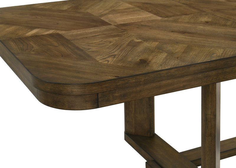 Broadmoor Brown Extendable Dining Set from Crown Mark - Lara Furniture