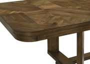 Broadmoor Brown Extendable Dining Set from Crown Mark - Lara Furniture
