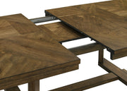 Broadmoor Brown Extendable Dining Set from Crown Mark - Lara Furniture