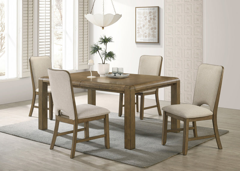 Cockrell Brown/Beige Side Chair, Set of 2 from Crown Mark - Lara Furniture