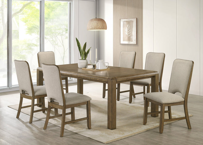 Cockrell Brown/Beige Side Chair, Set of 2 from Crown Mark - Lara Furniture