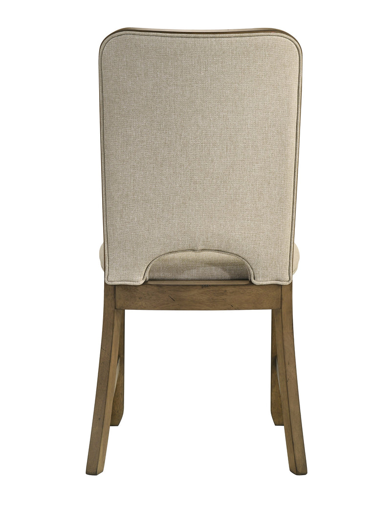 Cockrell Brown/Beige Side Chair, Set of 2 from Crown Mark - Lara Furniture