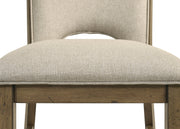 Cockrell Brown/Beige Side Chair, Set of 2 from Crown Mark - Lara Furniture