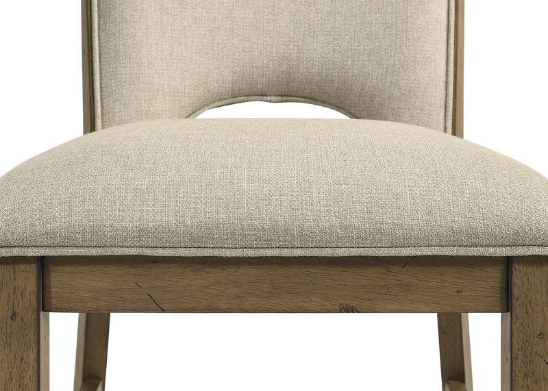 Cockrell Brown/Beige Side Chair, Set of 2 from Crown Mark - Lara Furniture