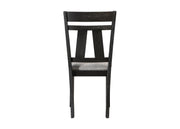 Maribelle Wheat Charcoal Side Chair, Set of 2 from Crown Mark - Lara Furniture