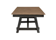 Maribelle Wheat Charcoal Extendable Dining Set from Crown Mark - Lara Furniture