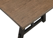 Maribelle Wheat Charcoal Extendable Dining Set from Crown Mark - Lara Furniture