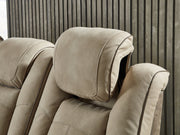 Next-Gen Durapella Sand Power Reclining Sofa and Loveseat from Ashley - Lara Furniture