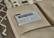 Next-Gen Durapella Sand Power Reclining Sofa and Loveseat from Ashley - Lara Furniture